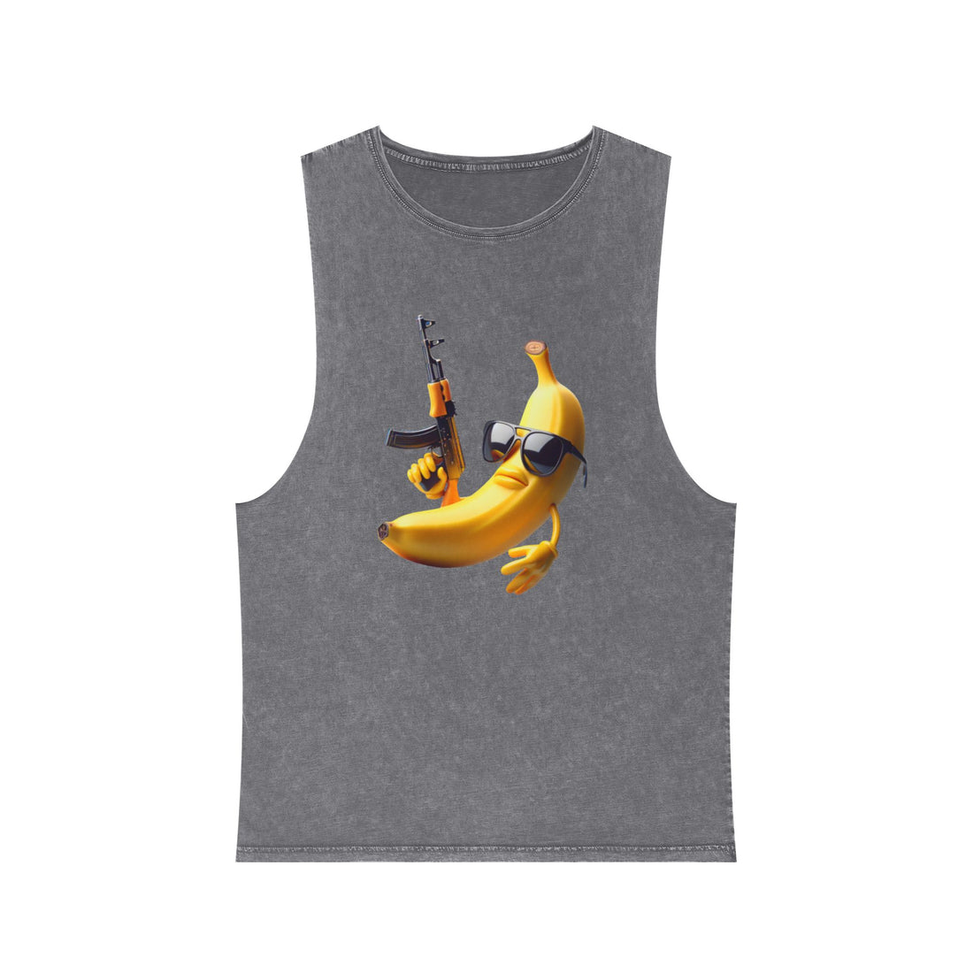 "Banana Clip" Unisex Stonewash Tank Top